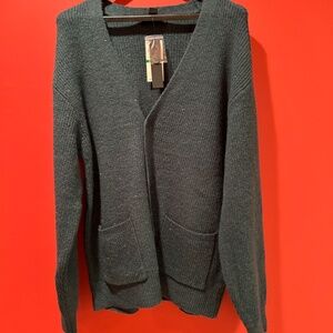 Jay Walker Black Knitted Cardigan Size XL New with Tag